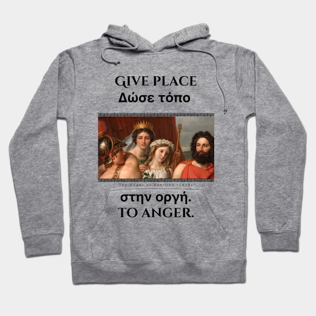 Achilles Greek Proverb Hoodie by The Verse Collection